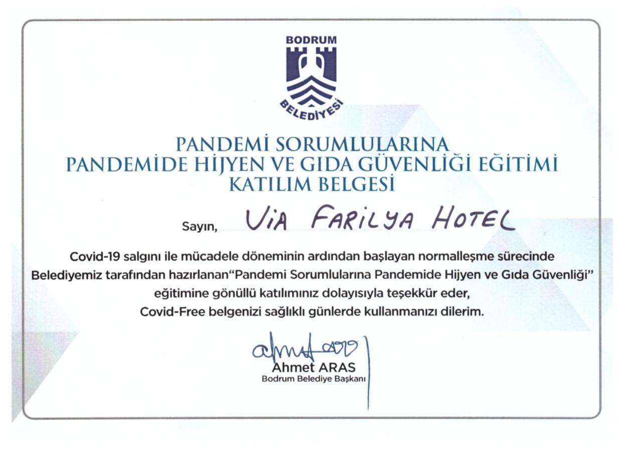 Via Farilya Hotel Гюндоган Экстерьер фото